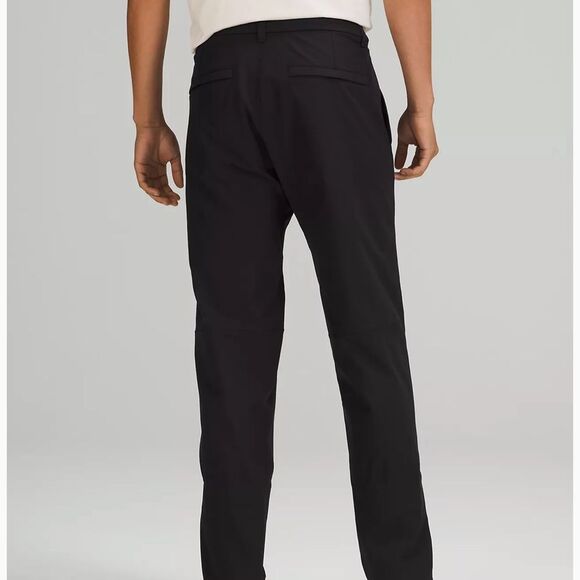NWOT Lululemon Black Commission Slim-Fit Pant 39" Length Warpstreme, Size 30 - Picture 2 of 14